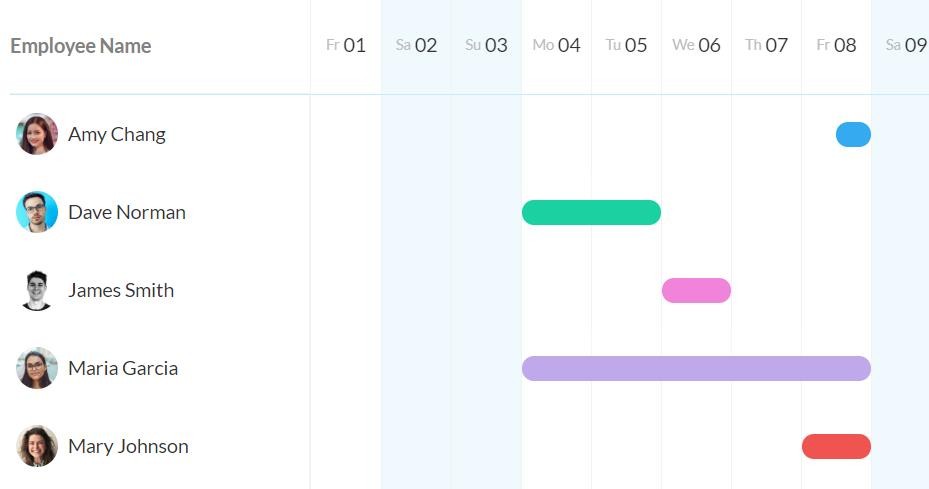 Leave Dates Image