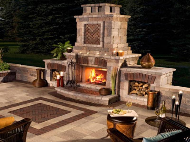 Outdoor Fireplace