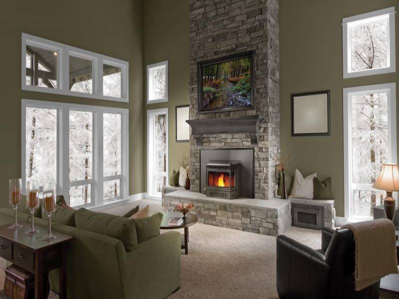 Wood Fireplace