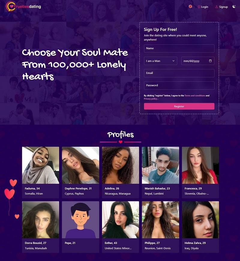 Truetiesdating - PHP Dating Script
